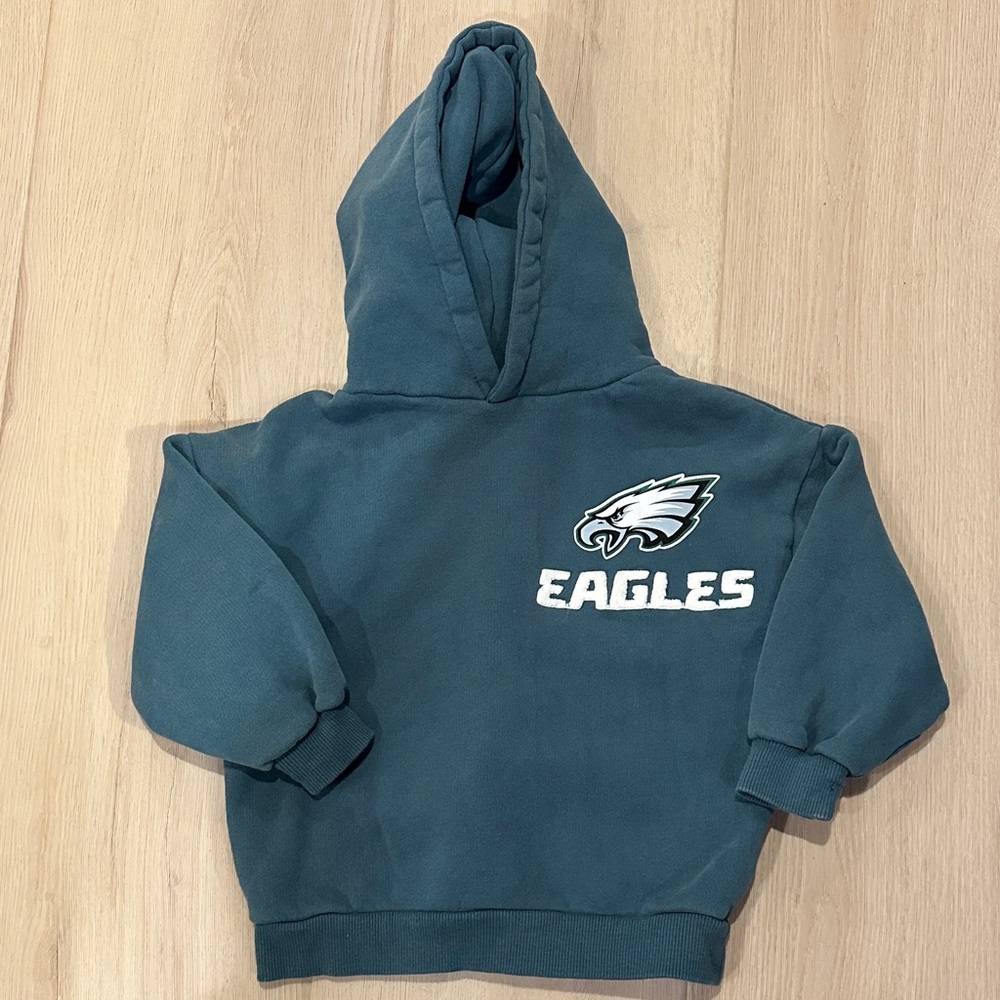 Philadelphia Eagles Kids Hoodie - Zara NFL Pullover 4T